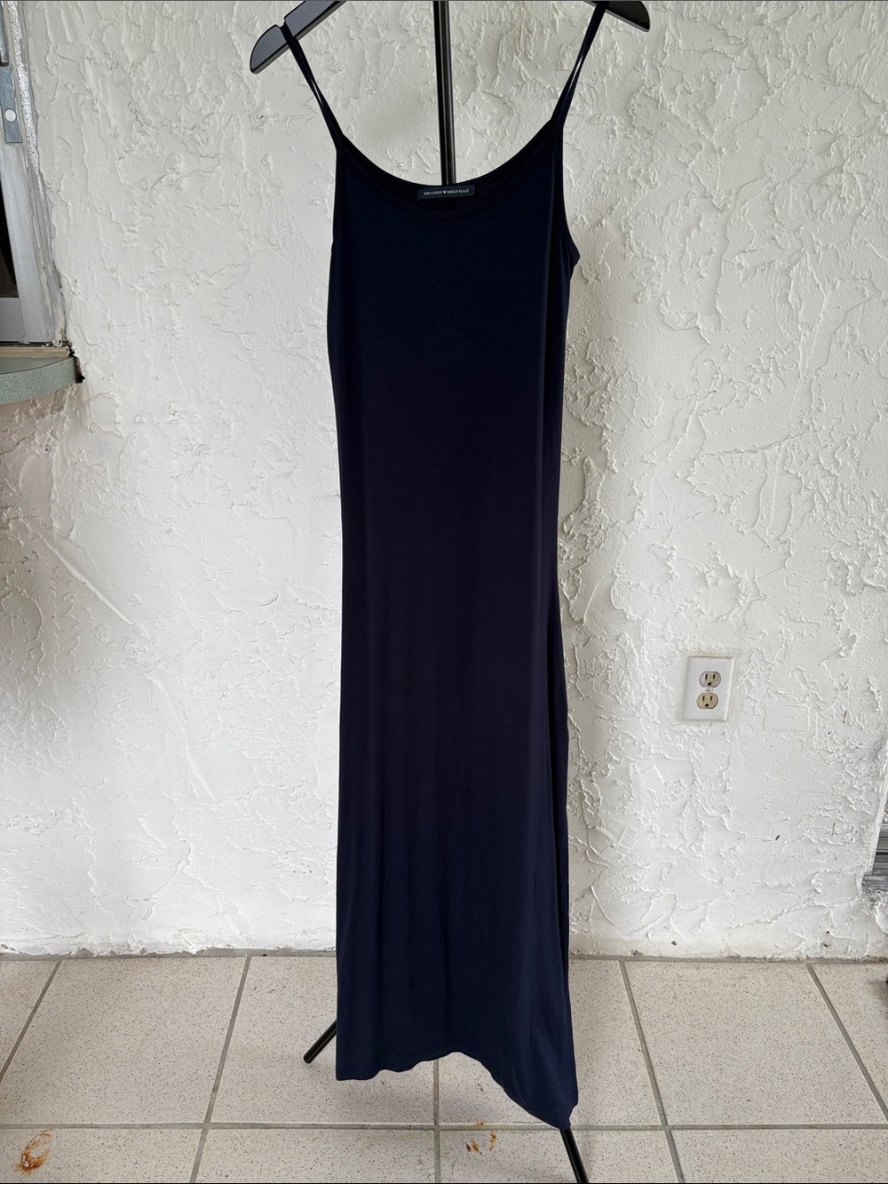 Brandy Melville Navy Spaghetti-Strap Maxi Dress